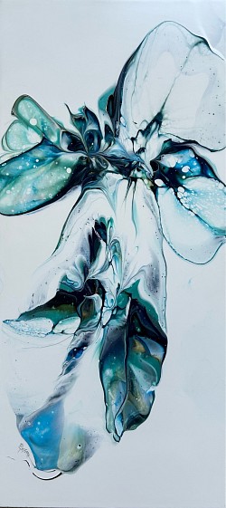 « La Bouquetière » 24x11 VENDU